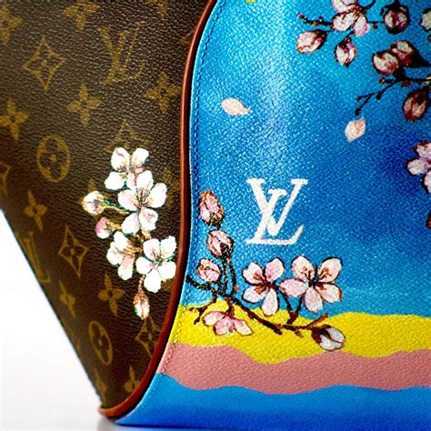 louis vuitton bag painting|custom painted louis vuitton bag.